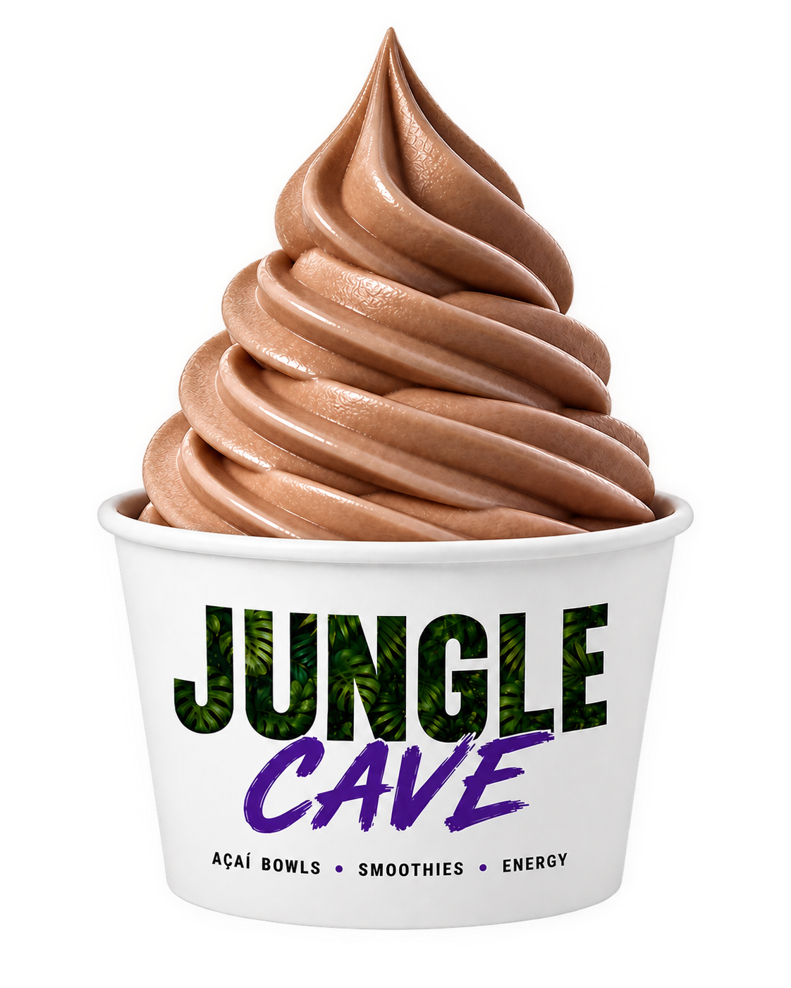 Jungle Cave Milk Chocolate Froyo cup