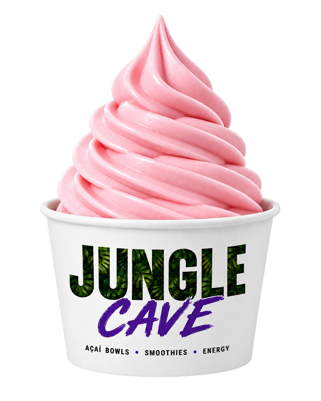 Jungle Cave Strawberry Froyo cup