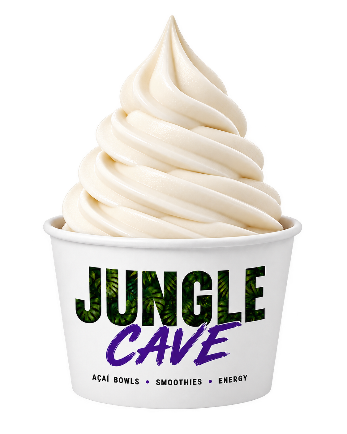 Jungle Cave Vanilla Froyo cup